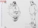 2014年中國(guó)美術(shù)學(xué)院優(yōu)秀試卷（速寫人物）11
