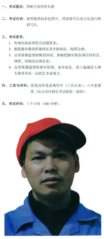 2015年廣西美術(shù)聯(lián)考參考樣卷