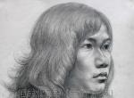 中國美術(shù)學院,林發(fā)平,素描頭像優(yōu)秀作品2015091901