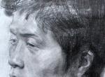 四川內(nèi)江市威遠(yuǎn)中學(xué),古朝馳,素描頭像優(yōu)秀作品2015091902