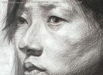 四川美術(shù)學(xué)院雕塑系,胥文武,素描頭像優(yōu)秀作品2015091901