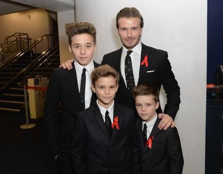 貝克漢姆和孩子們