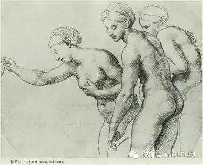 拉斐爾的素描線條真夠老辣 值得分享