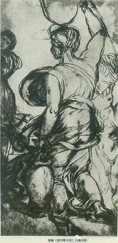 拉斐爾的素描線條真夠老辣 值得分享