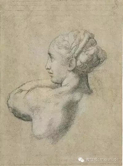 拉斐爾的素描線條真夠老辣 值得分享