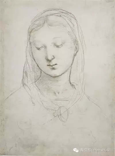拉斐爾的素描線條真夠老辣 值得分享