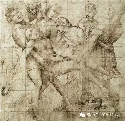 拉斐爾的素描線條真夠老辣 值得分享
