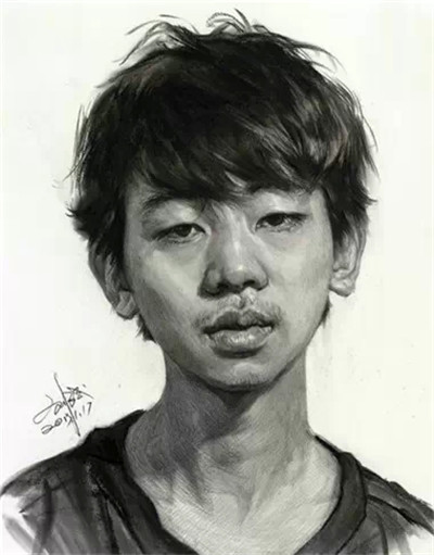 素描頭像優(yōu)秀范畫教程：你真的不要？