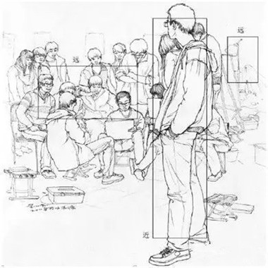 其實場景速寫真的是美術(shù)生的必修課！