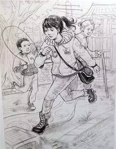 其實場景速寫真的是美術(shù)生的必修課！