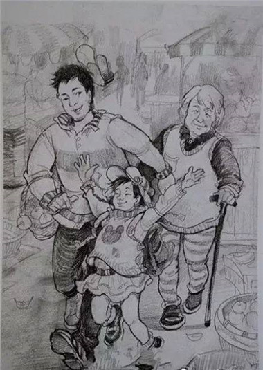 其實場景速寫真的是美術(shù)生的必修課！