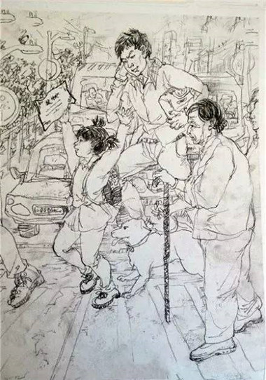 其實場景速寫真的是美術(shù)生的必修課！