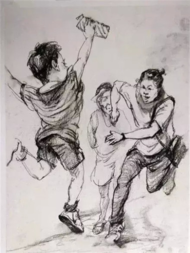 其實場景速寫真的是美術(shù)生的必修課！