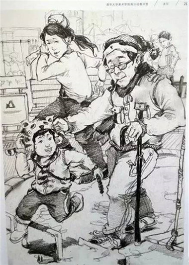 其實場景速寫真的是美術(shù)生的必修課！