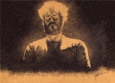 好畫(huà)不一定都是畫(huà)在畫(huà)紙上 牛皮紙上的速寫(xiě)你可見(jiàn)過(guò)