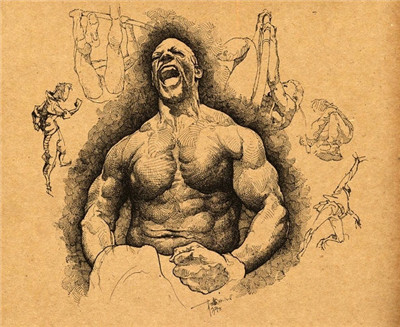 好畫(huà)不一定都是畫(huà)在畫(huà)紙上 牛皮紙上的速寫(xiě)你可見(jiàn)過(guò)