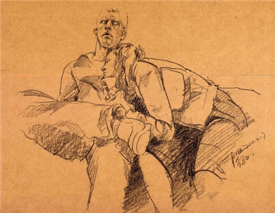 好畫(huà)不一定都是畫(huà)在畫(huà)紙上 牛皮紙上的速寫(xiě)你可見(jiàn)過(guò)