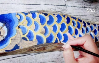 畫朽木為神魚，充滿想象力的創(chuàng)作,51美術(shù)社