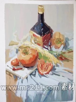 美術(shù)高考色彩靜物的5個要點，必須懂得,51美術(shù)社