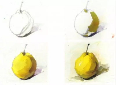 一步步的教你畫色彩單個物體，拿去學習吧~,51美術社