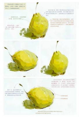 一步步的教你畫色彩單個物體，拿去學習吧~,51美術社