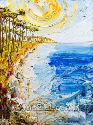 畫面漂亮費(fèi)點(diǎn)顏料也不怕,51美術(shù)社