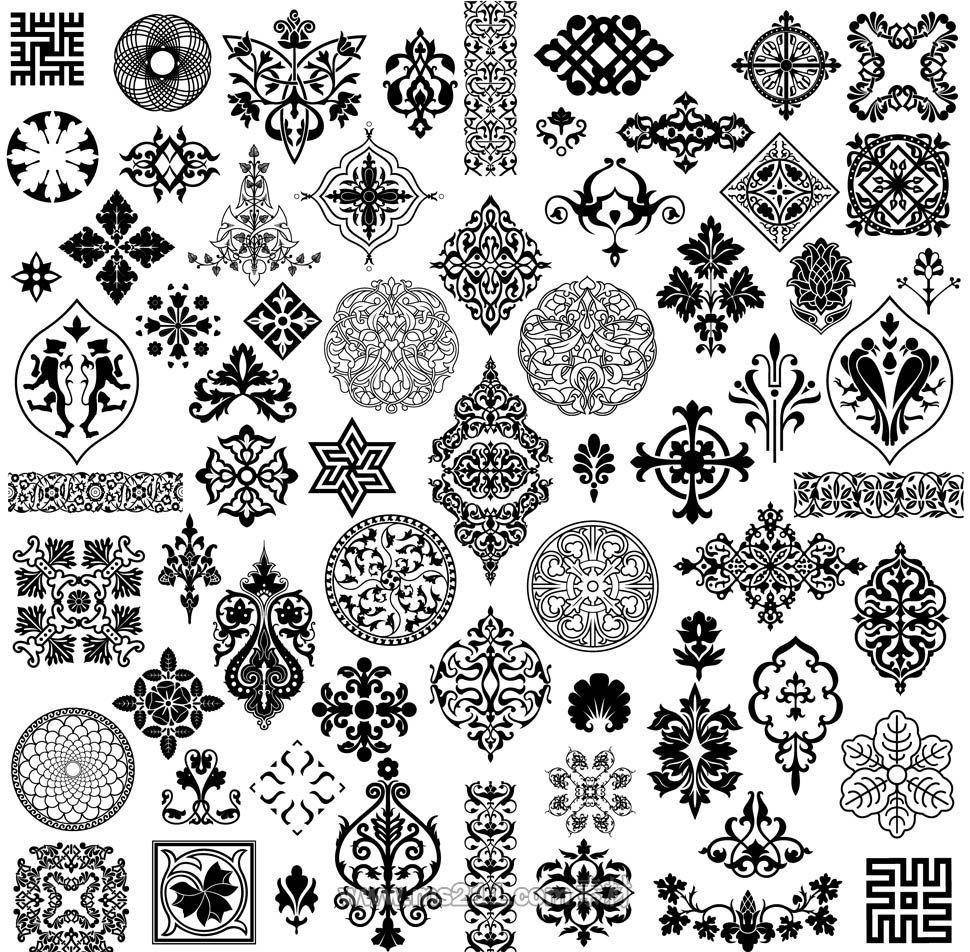 ??紋樣素材 - 美術(shù)高考網(wǎng) 2016081601