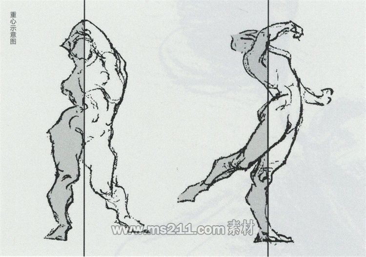 動(dòng)態(tài)與重心-51美術(shù)網(wǎng)