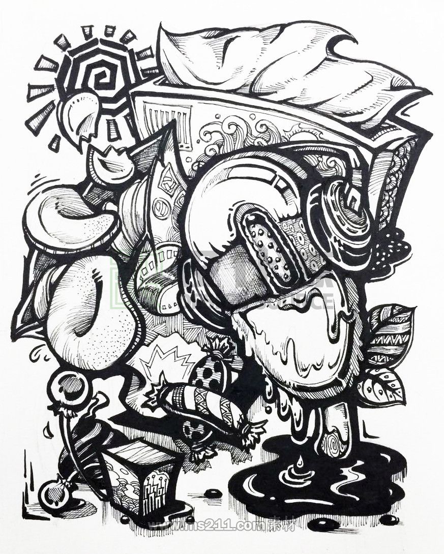 黑白裝飾畫(huà)-北京設(shè)計(jì)源