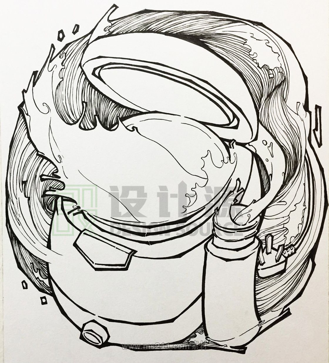 黑白裝飾畫(huà)-北京設(shè)計(jì)源