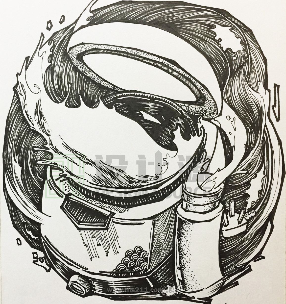 黑白裝飾畫(huà)-北京設(shè)計(jì)源