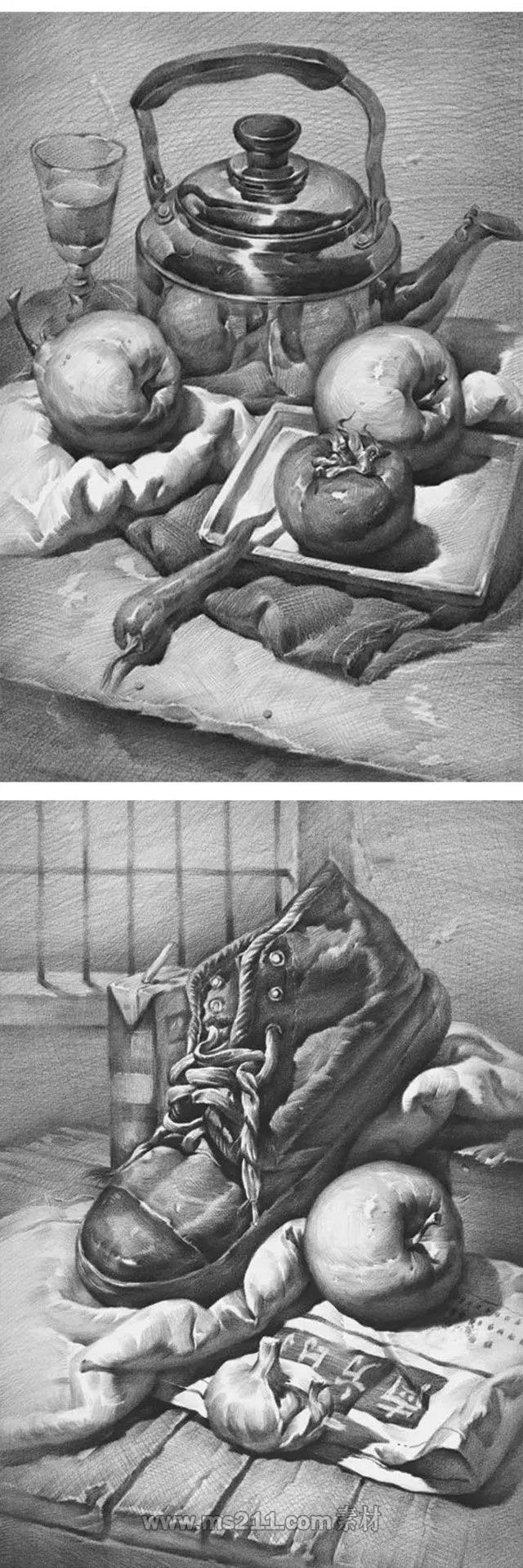 素描靜物：聯(lián)考構(gòu)圖得分法則_05.jpg